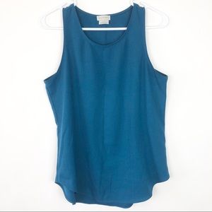 Van Heusen Blue Tank Top Blouse